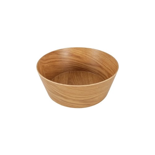 Zicco Melamine Deep Bowl Ø26.5xH10cm,Light Wood