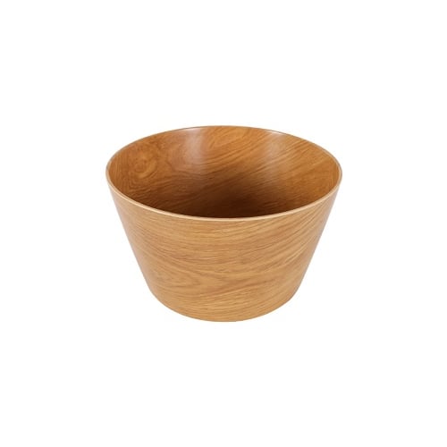 Zicco Melamine Deep Bowl Ø26.5X15cm, Light Wood