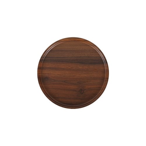 Zicco Melamine Round Tray/Cover For M2413/2414 Ø26.5xH1.3, Purple Wood