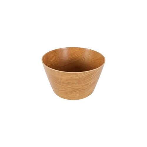 Zicco Melamine Deep Bowl Ø22xH10cm, Light Wood