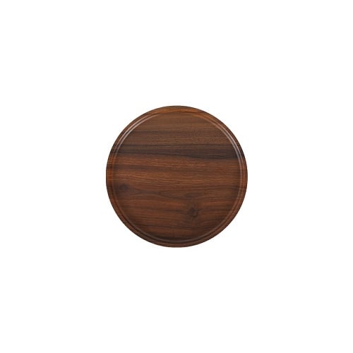 Zicco Melamine Round Tray/Cover For M2440 Ø22xH1.3cm, Purple Wood