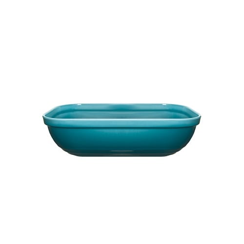 Zicco Melamine Rectangle Bowl L26.5xW16.2xH7.5cm, Lake Blue,Zicco