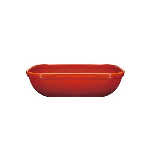 Zicco Melamine Rectangle Bowl L26.5xW16.2xH7.5cm, Orange