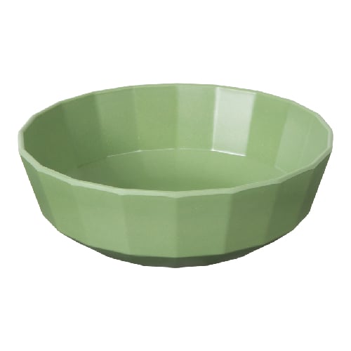 Zicco Melamine Round Bowl Ø21.5xH7.3cm, Solid Green Speckle