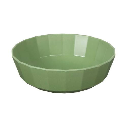 Zicco Melamine Round Bowl Ø24.7xH8.4cm, Solid Green Speckle