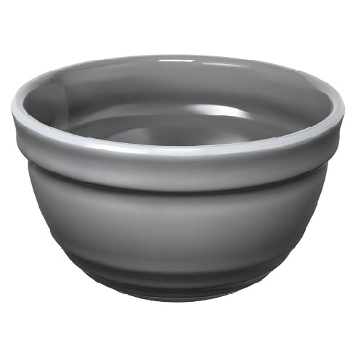 Zicco Melamine Round Bowl Ø10.5xH6cm, Grey,Zicco