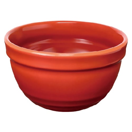 Zicco Melamine Round Bowl Ø10.5xH6cm, Orange