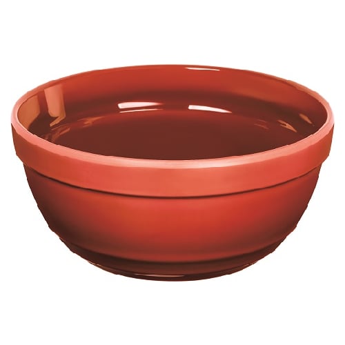 Zicco Melamine Round Bowl Ø19.6xH9.5cm, Orange