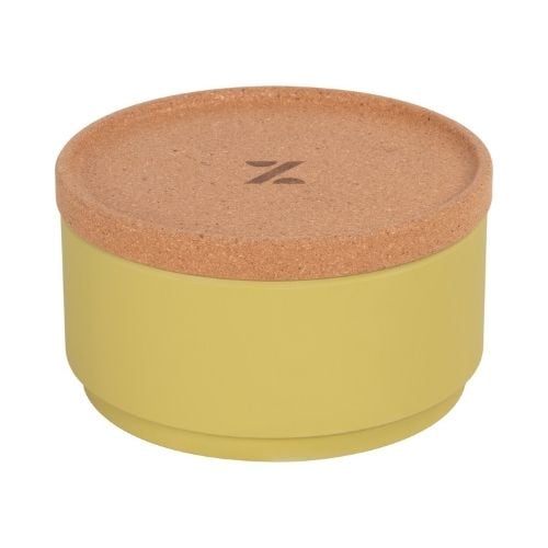 Zicco Melamine One Layer Round Storage Box With Lid Ø14xH7.5cm, Pistachio Green, Dynasty
