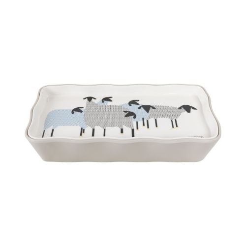 Zicco Melamine Storage Box With Lid L28xW14xH6cm, 1.4L, Lamb Pattern, Easy Life