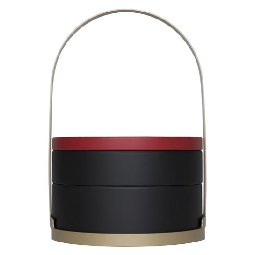 Zicco Melamine Display Set Ø14cm, Red &Black