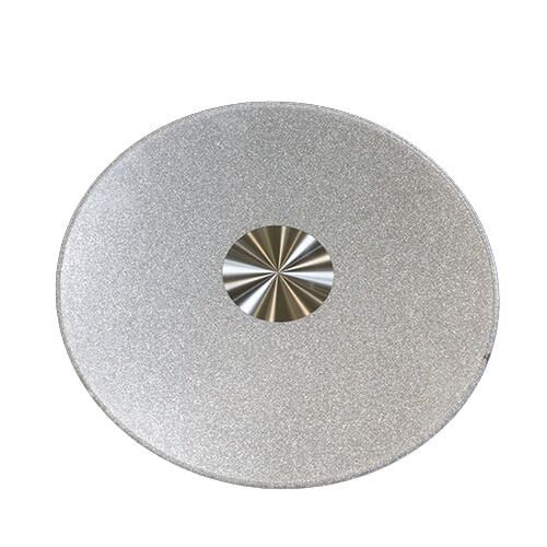 LAZY SUSAN GLASS WITH SILVER BASE RING DUCK BEAK EDGE 90cm, TH: 10mm, SHINY SILVER