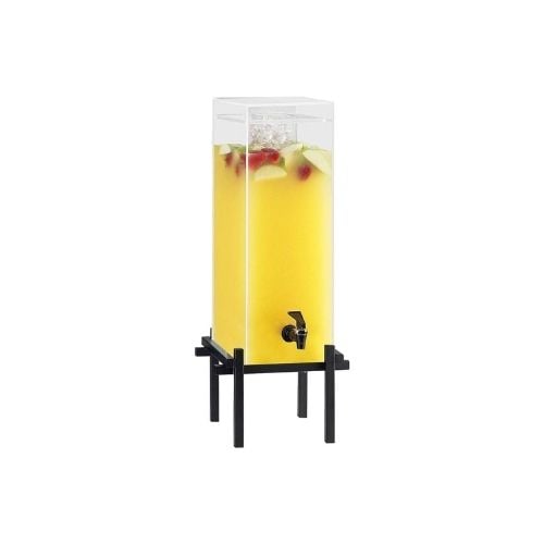 Cal-Mil Acrylic Beverage Dispenser Ice Chamber, W11¾xD12xH29", 5Gal, Black