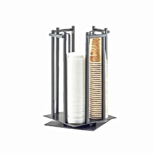 Cal-Mil Cup & Lid Organizer W10xD10xH15¾", Black