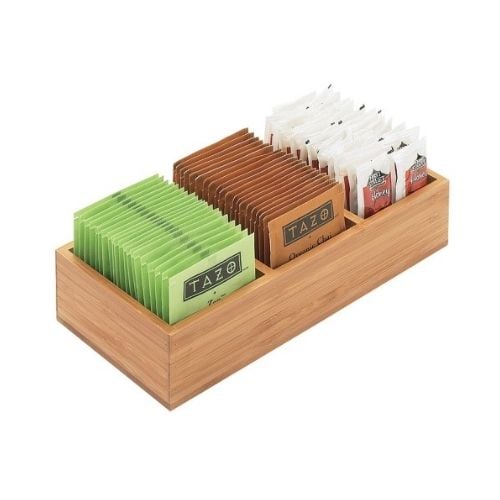 Cal-Mil Bamboo Packet Organizers W9½"xD4½"xH2¼"