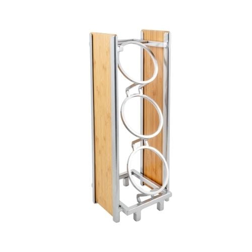 Cal-Mil Cylinder Holder W6½xD8xH17", Bamboo, Eco Modern