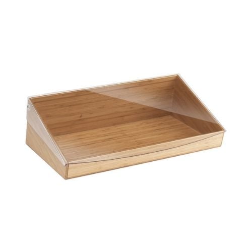 Cal-Mil Bins With Lids, W20xD12xH7, Bamboo