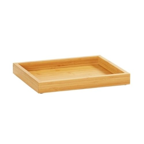 Cal-Mil Bamboo Trays, W12xD9.75xH1.25"