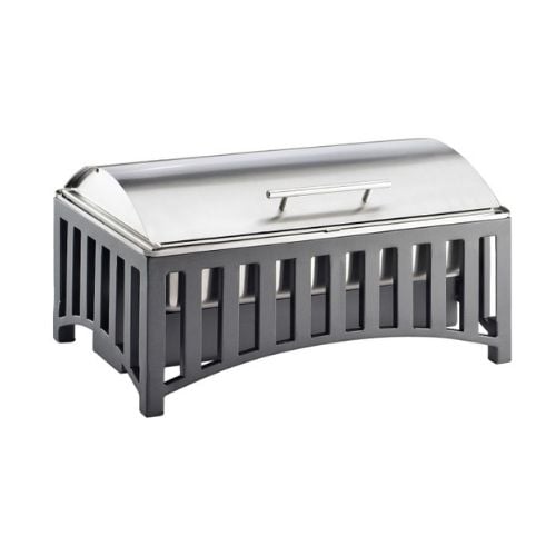 Cal-Mil Mission Lift Top Chafer W21¾xD13¾xH8½