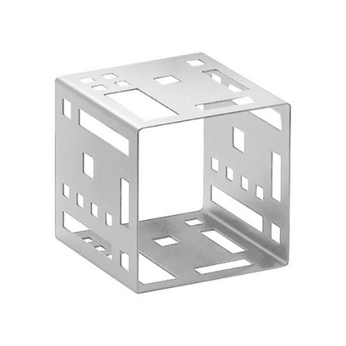 Cal-Mil Stainless Steel Square Cube Riser W5xD5xH5"