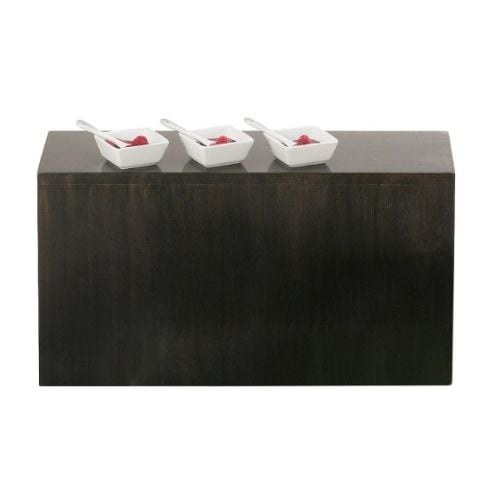 Cal-Mil Bamboo Rectangle Riser W20xD7xH11", Midnight Bamboo