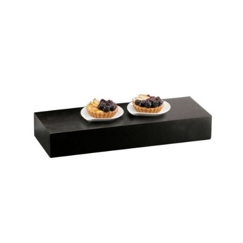 Cal-Mil Bamboo Rectangle Riser W20xD7xH3", Midnight Bamboo