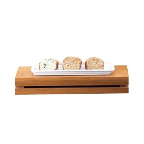 Cal-Mil Bamboo Rectangle Crate Riser, W20xD7xH3"