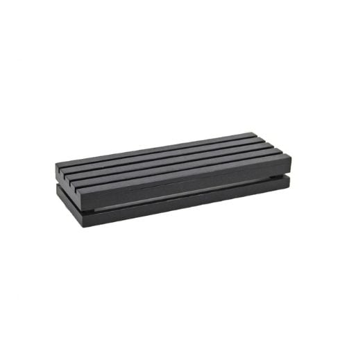 Cal-Mil Bamboo Rectangle Crate Riser W20xD7xH3", Midnight Bamboo