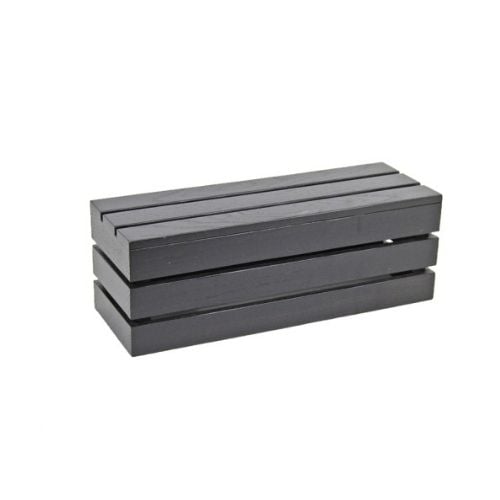 Cal-Mil Bamboo Rectangle Crate Riser W20xD7xH7", Midnight Bamboo