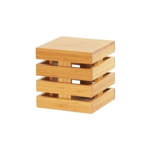Cal-Mil Bamboo Square Crate Riser, W9xD9xH9"