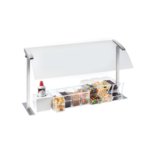 Cal-Mil Stainless Steel Sneezeguard W37¼xD16xH20¾"