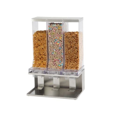 Cal-Mil Stainless Steel Push Tab Cereal Dispenser L12xW17½xH24"