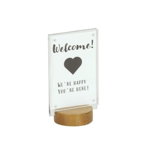 Cal-Mil Card Holder W4xH6", Madera