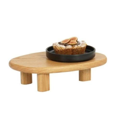 Cal-Mil Organic Riser W12xD8¼xH3", Oak, Sydney