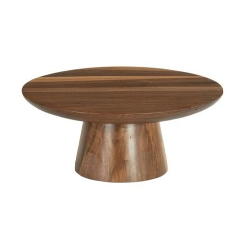 Cal-Mil Wooden Cake Stand D12xH5", Walnut, Sydney