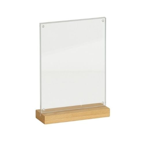 Cal-Mil Card Holders W8½xH11", Oak, Sydney