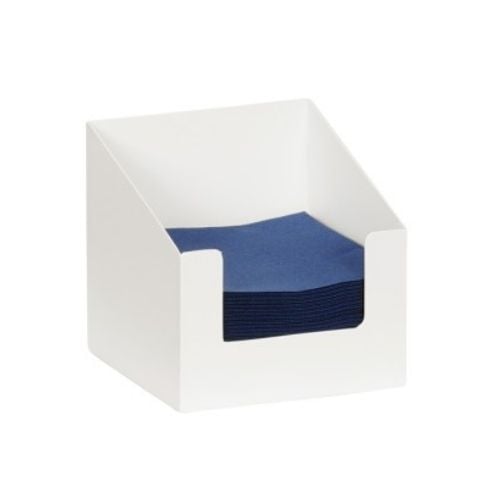 Cal-Mil Napkin Organizer W5½xD5½xH5½", White, Juno Bar