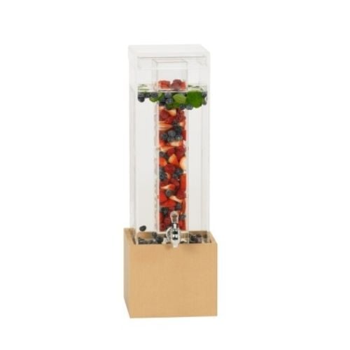 Cal-Mil Upcycled Rice Hulls Beverage Dispense With Infusion L8½xW8½xH26¾", 3 Gal, Renew
