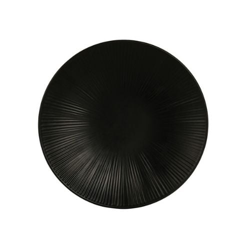 Cal-Mil Melamine Round Plate Ø9xH¾", Black, Nomi
