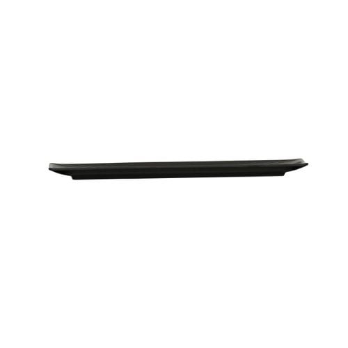 Cal-Mil Melamine Rectangle Plate L4xW13xH½", Black, Nomi,