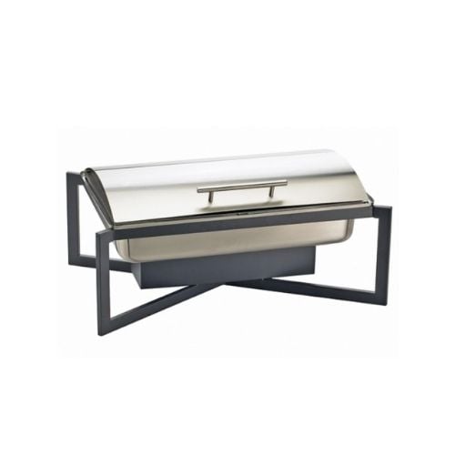Cal-Mil Stainless Steel Chafer W21¼xD15¼xH8½", Black