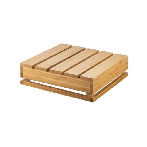 Cal-Mil Bamboo Square Crate Riser L30xW30xH10cm, Natural