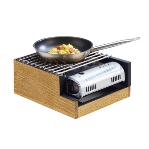 Cal-Mil Wdn Madera Butane Stove Frame W12¾xD14¾xH6½"