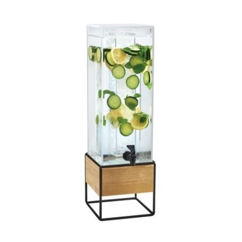Cal-Mil Industrial Beverage Dispenser W8xD8xH25½", Madera