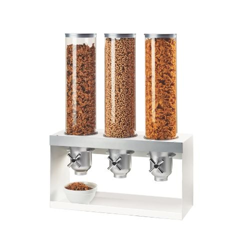Cal-Mil Stainless Steel Cereal Dispenser L7¼xW20½xH27", 4.5L, Luxe
