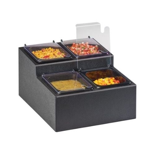 Cal-Mil 4 Section Condiment Station W13¾xD16¼xH9"