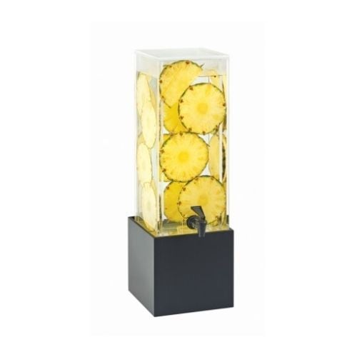 Cal-Mil Dispenser With Decorative Infusion Wall W8¼xD9¾xH25¾", 3 Gallon,  Midnight Bamboo