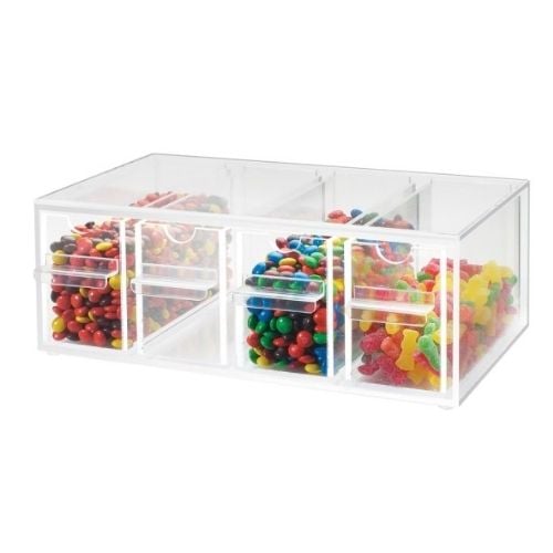 Cal-Mil Acrylic Topping 4 Drawers L8xW13xH5cm