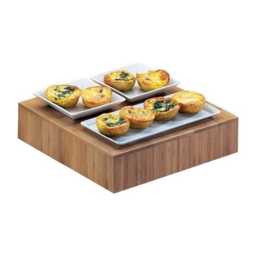 Cal-Mil Cube Riser 12x12x3cm, Bamboo