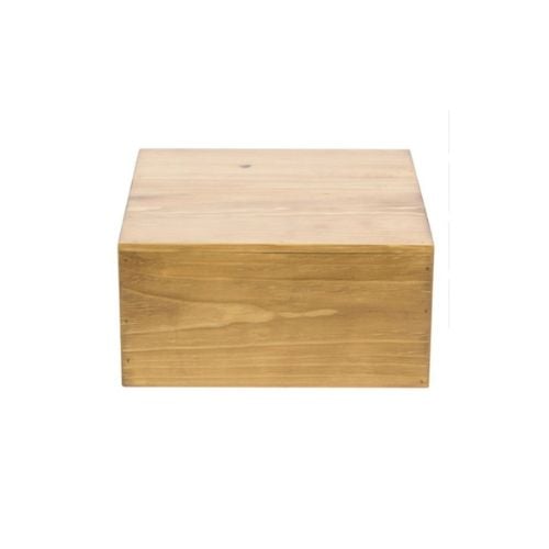 Cal-Mil Wooden Square Cube Risers W12xD12xH9, Madera